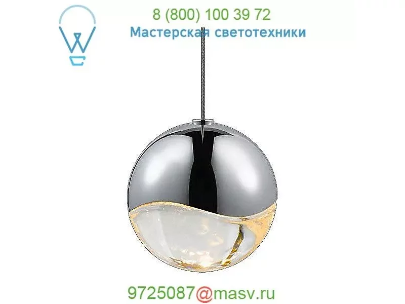 Grapes 6 Light LED Round Multipoint Pendant SONNEMAN Lighting 2915.01-SML, светильник