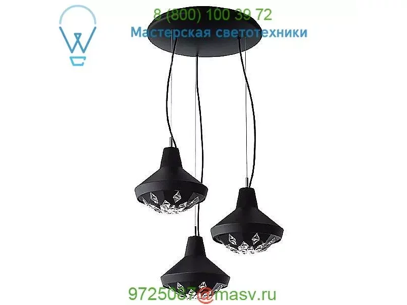 Swarovski Estrella SFD32 Multi-Light Pendant Light SFD320N-BK1S, светильник