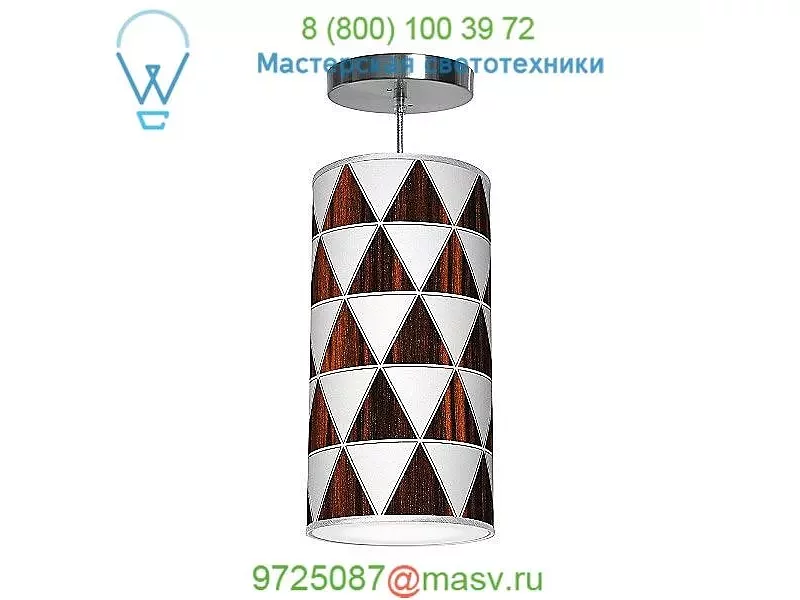 Triangle 1 Column Pendant Light jd_Triangle1_Ebony_Lisha16 jefdesigns, светильник