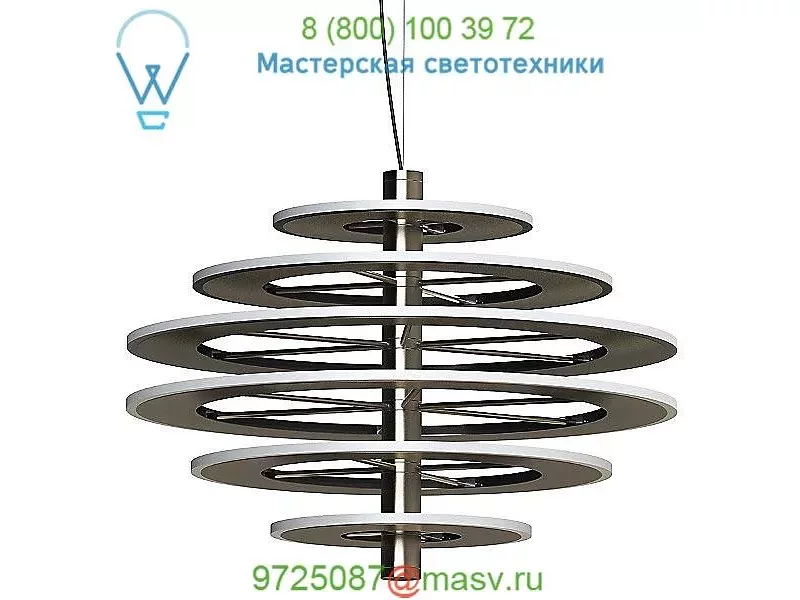 Staxx 6-Tier LED Pendant Light Blackjack Lighting , светильник