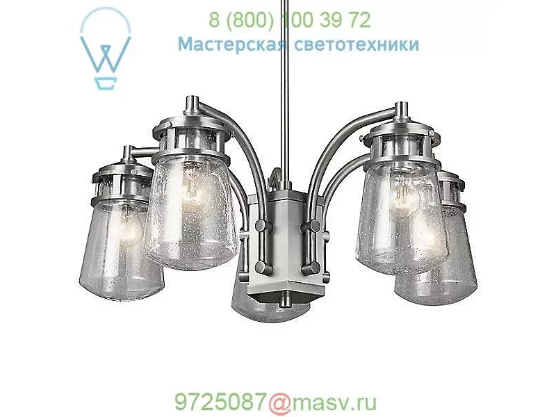 Lyndon Outdoor Chandelier Kichler 49498AZ, уличный подвесной светильник