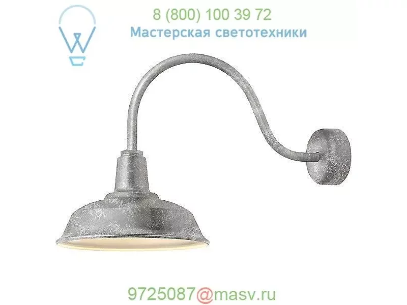 Heavy Duty Outdoor Wall Sconce RH14MBK3LL23 Troy RLM Lighting, уличный настенный светильник
