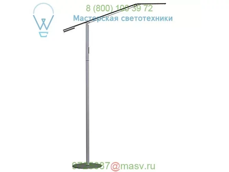 Equo Gen 3 LED Floor Lamp ELX-A-W-SIL-FLR Koncept, светильник