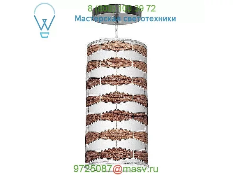 Jd_Weave3_Walnut_Lisha16 jefdesigns Weave 3 Column Pendant Light, светильник