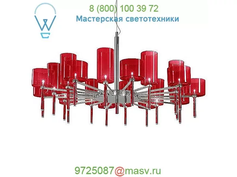 Spillray 20 Chandelier AXO Light USSPIL20RSCR12V, светильник