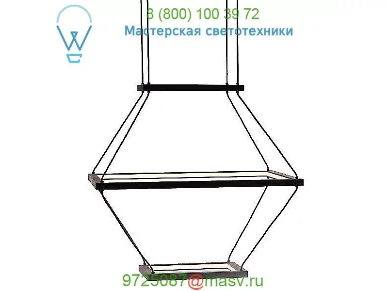 Lantern LED Pendant Light LTRN Small W.Oak Black hollis+morris, светильник