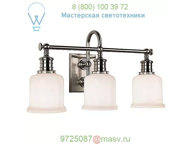 Keswick Vanity Light Hudson Valley Lighting 1973-AGB, светильник для ванной