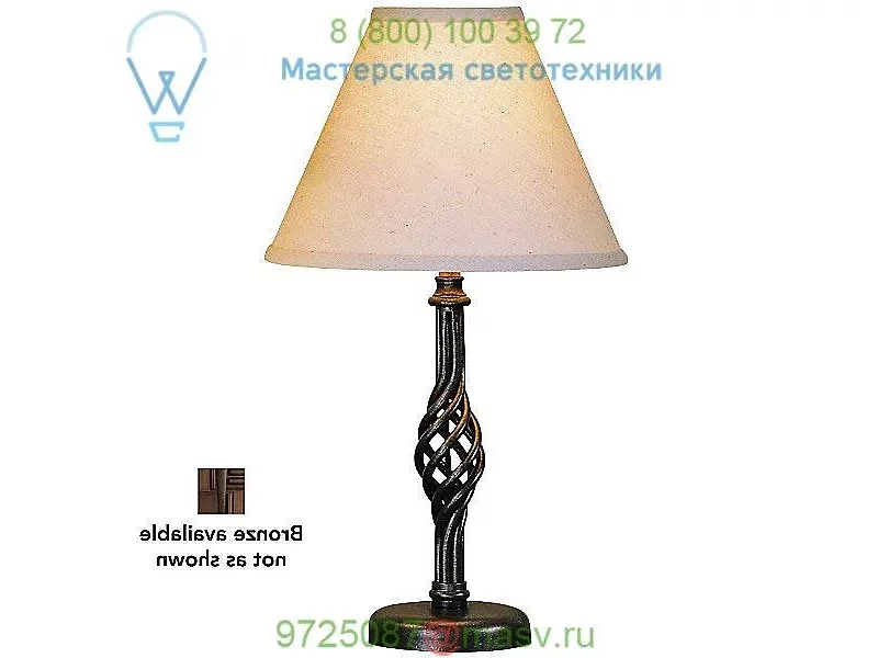 OB-265101-1001 Twist Basket Table Lamp-Small (Bronze) - OPEN BOX RETURN Hubbardton Forge, опенбо