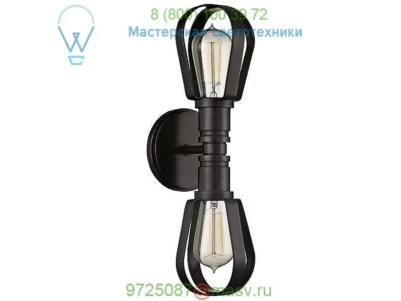 1082-AGB Red Hook 2 Light Wall Sconce Hudson Valley Lighting, настенный светильник бра