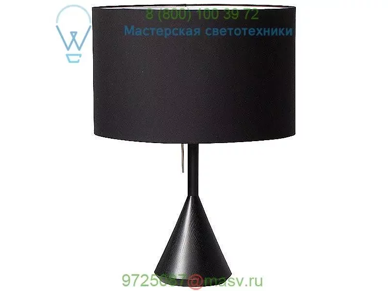 Blu Dot FL1-FLASKT-BK Flask Table Lamp, настольная лампа