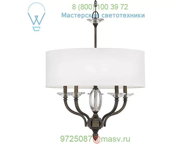 Surrey Chandelier with Shade 4005PN Hinkley Lighting, светильник