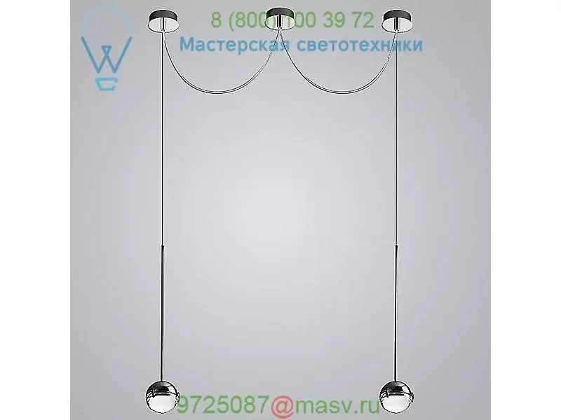 Convivio Multi-Light Pendant Light D3-1016CHR-SAT ZANEEN design, светильник