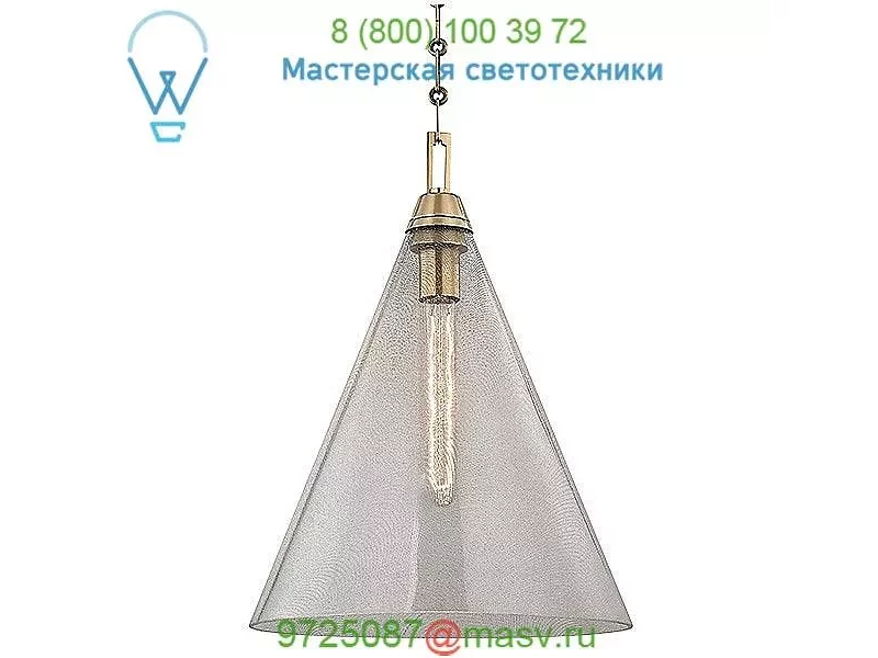 6011-AGB Newbury Pendant Light Hudson Valley Lighting, светильник