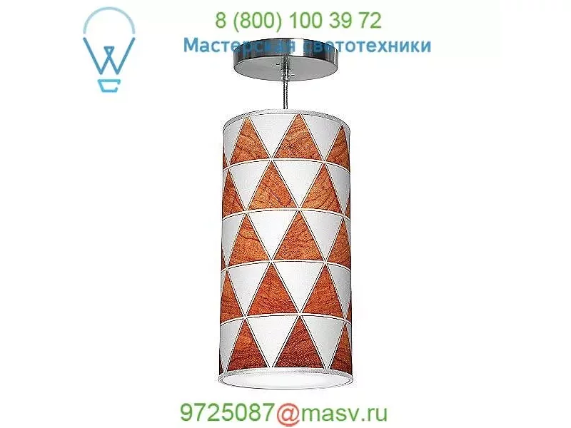Triangle 1 Column Pendant Light jd_Triangle1_Ebony_Lisha16 jefdesigns, светильник