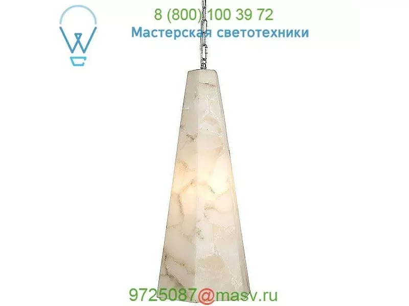Borealis Tall Hexagon Pendant Light Jamie Young Co., светильник