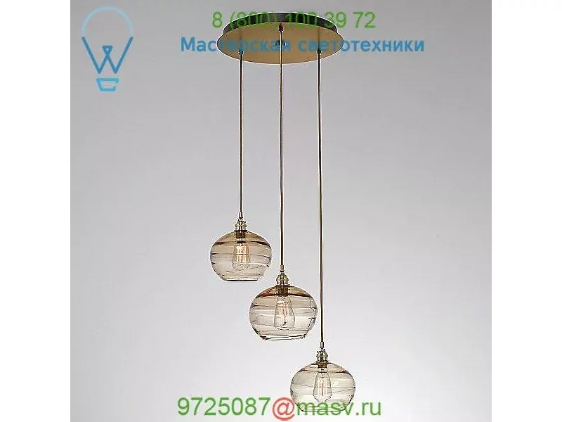 Coppa Multipoint Pendant Light CHB0036-03-FB-OC-C01-E2 Hammerton Studio, светильник