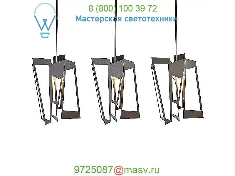 Hubbardton Forge Triptic 3 Light Pendant Light 138905-1017, светильник