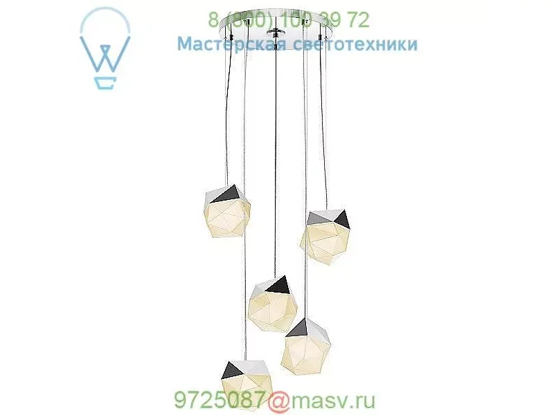 SONNEMAN Lighting Facets Multi Light LED Pendant Light 3003.01-SML, светильник