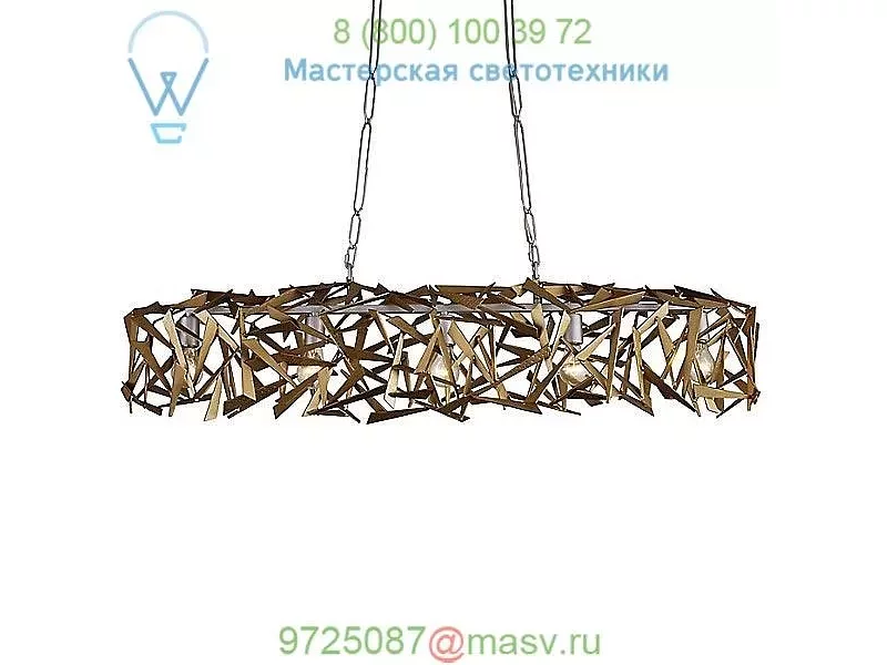 286N04AGRB Bermuda Linear Suspension Light Varaluz, светильник