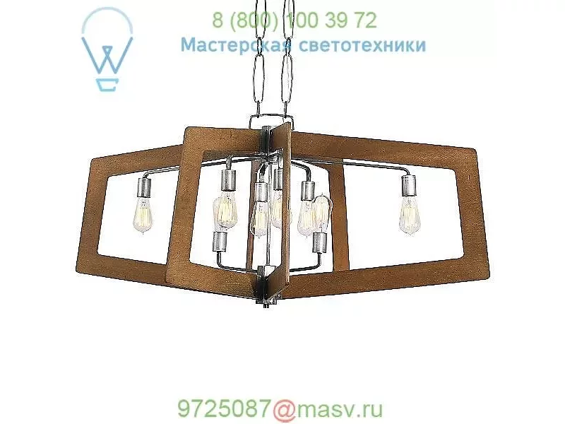 Lofty Oval Linear Pendant Light 268N06SLW Varaluz, светильник