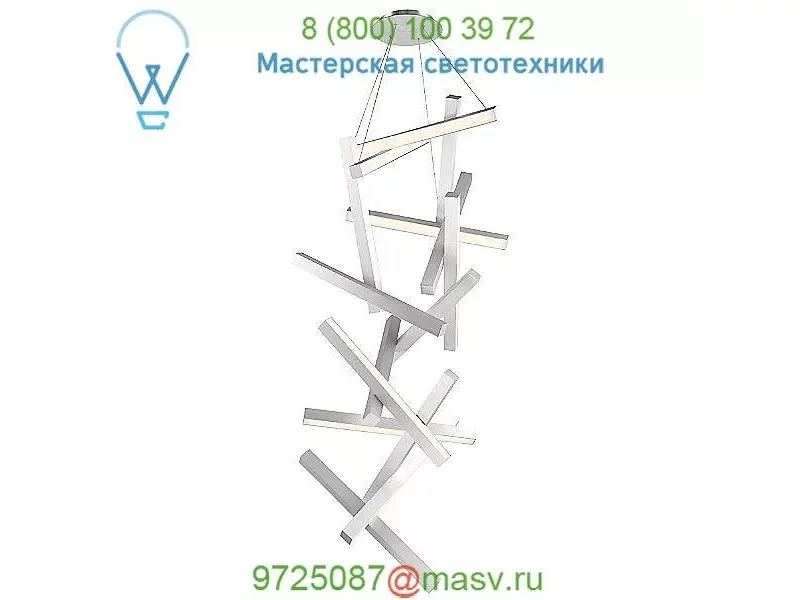 Modern Forms Chaos Vertical Pendant Light PD-64849-AB, светильник
