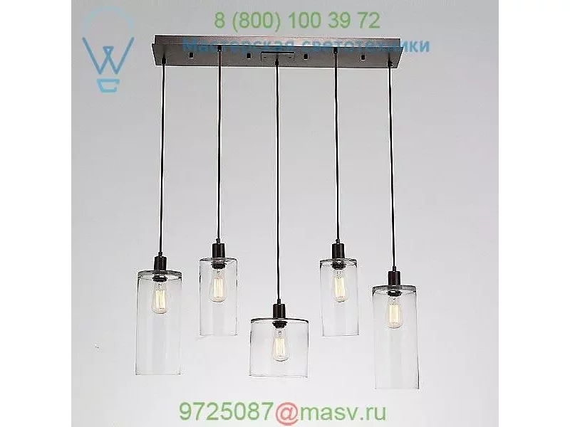 Hammerton Studio Apothecary Linear Suspension Light PLB0041-05-FB-C-C01-E2, светильник