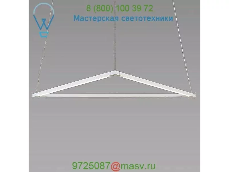 Z-Bar Triangle Pendant Light ZBP-16-T-SW-MTB-CNP Koncept, светильник