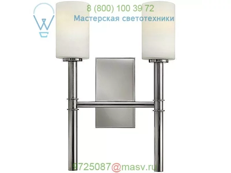 3582PN Margeaux 2 Light Wall Sconce Hinkley Lighting, настенный светильник бра