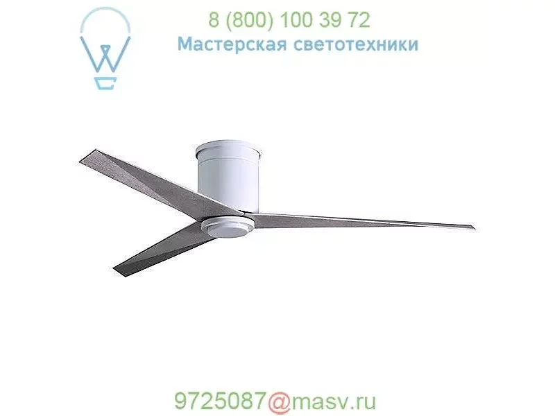 EKHLK-BN-BW Atlas Fan Company Eliza-HLK LED Hugger Ceiling Fan, светильник