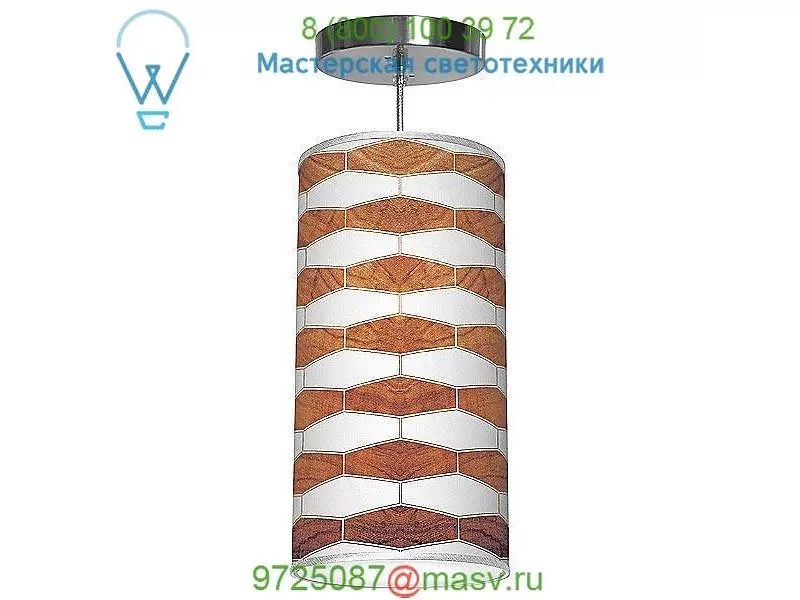 Jd_Weave3_Walnut_Lisha16 Weave 3 Column Pendant Light jefdesigns, светильник