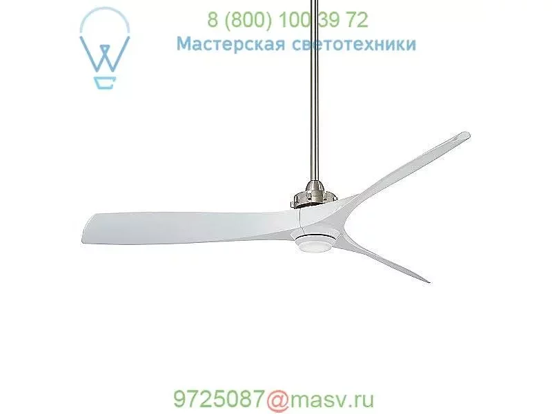 Aviation LED Ceiling Fan F853L-BN/AMP Minka Aire Fans, светильник