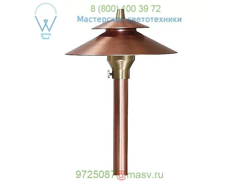 Focus Industries Copper China Hat Area Light Adjustable Hub RXA-01-COP, светильник для садовых д