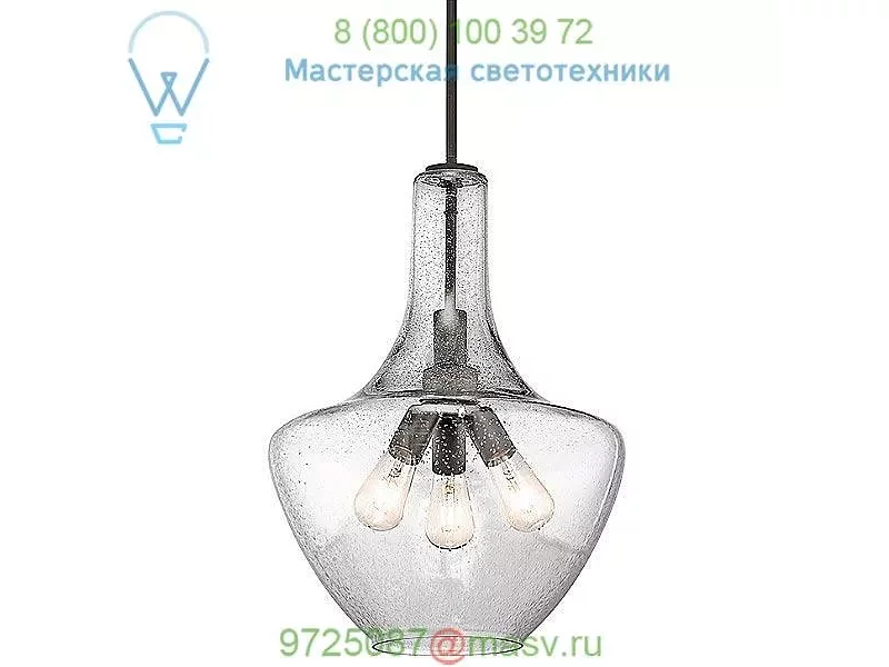 Kichler 42190NI Everly 42190 3 Light Pendant Light, светильник