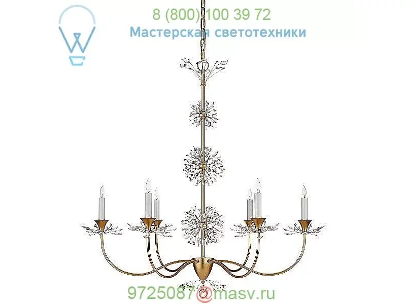 JN 5015BSL-CG Aspra 6-Light Chandelier Visual Comfort, светильник