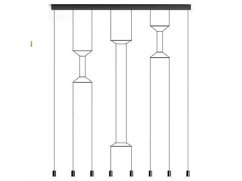 Vibia Wireflow Talis Linear Suspension Light, светильник