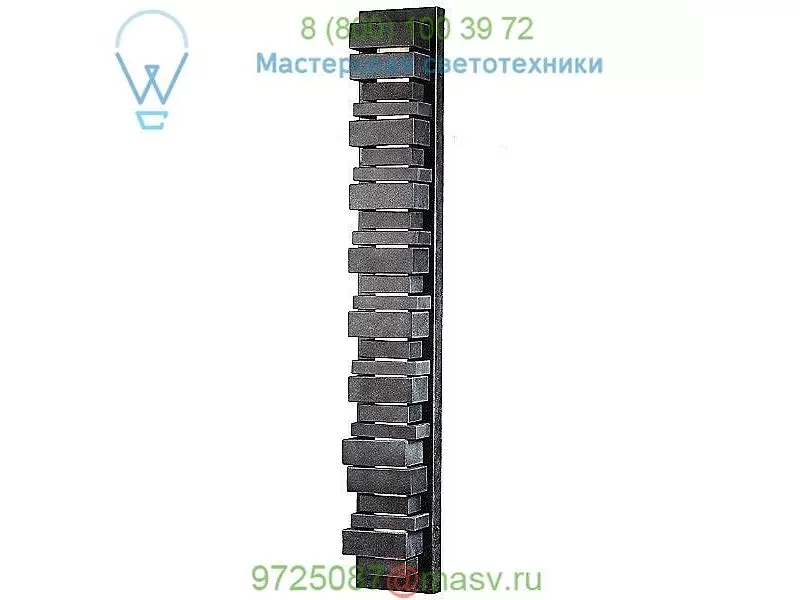 Ledgend Outdoor Rectangle LED Wall Sconce OL11201DWZ Feiss, уличный настенный светильник