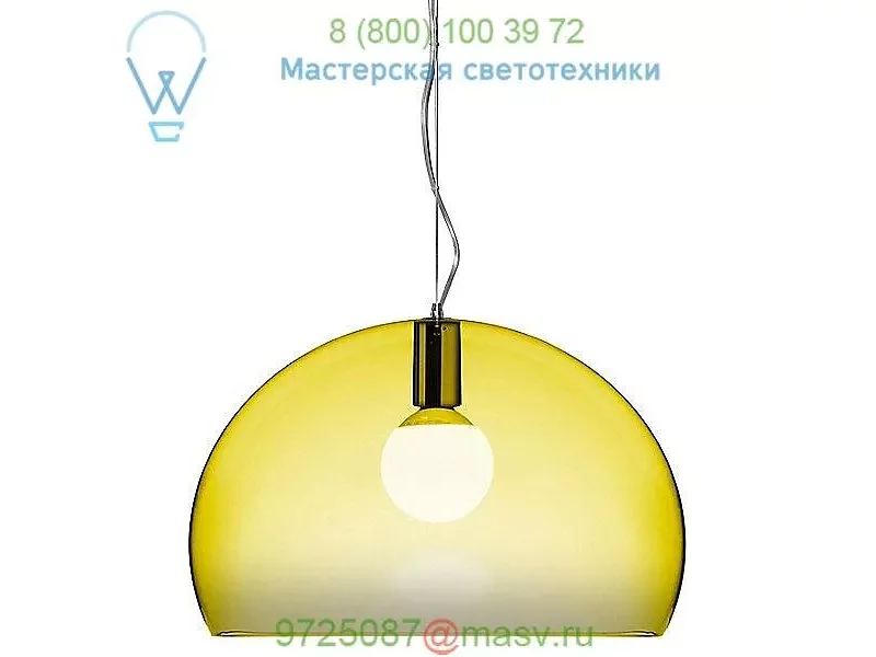 Kartell 9054/B4 FL/Y Pendant Light, подвесной светильник