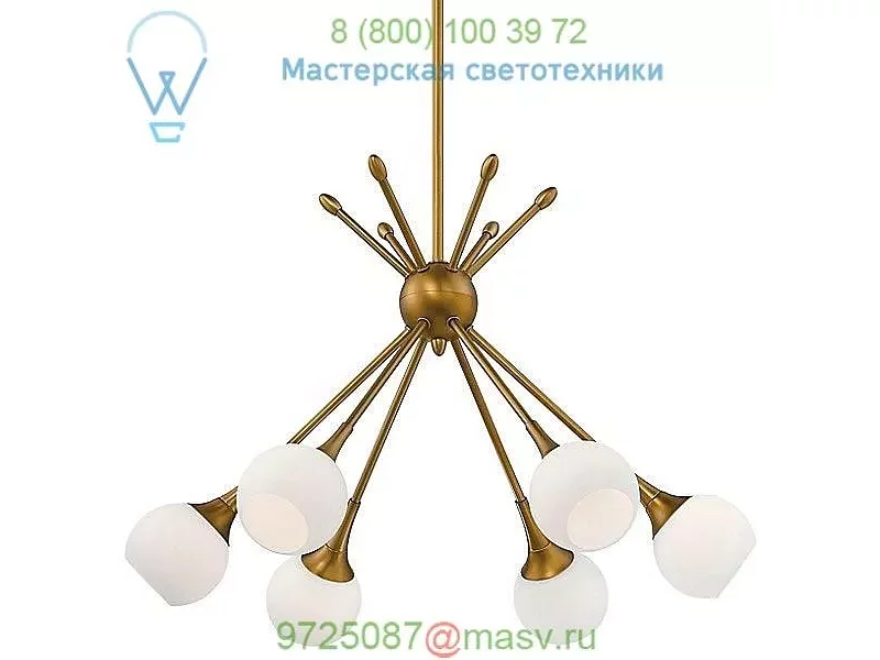 P1806-084 Pontil 6 Light Chandelier George Kovacs, светильник