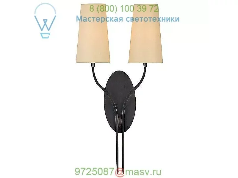 Rutland Double Wall Sconce Hudson Valley Lighting 3712-OB, настенный светильник