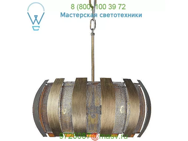 Varaluz 287P03BL Sawyers Bar Pendant Light, светильник