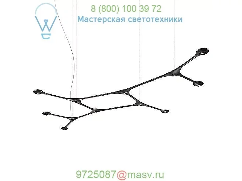Carbon 8 Foot Linear Suspension Light Tokio, светильник