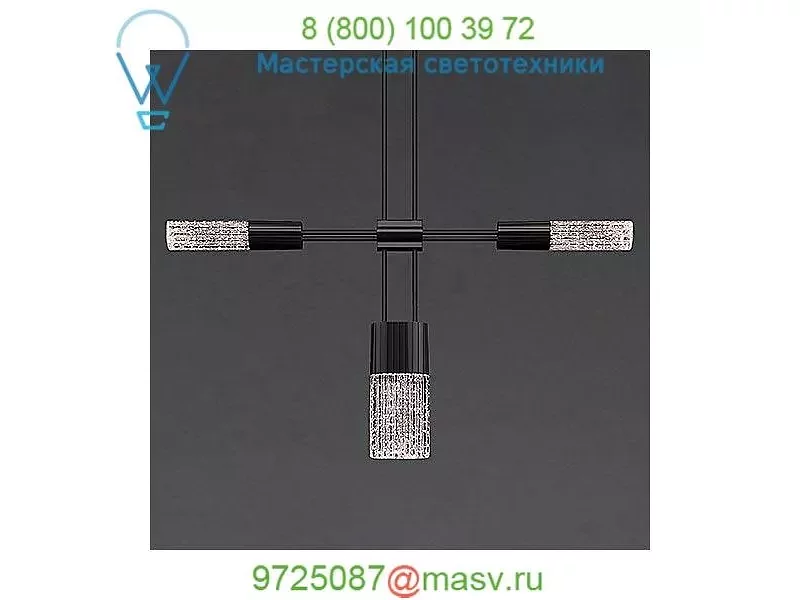 Suspenders 24 Inch 1 Tier Tri Bar 6 Light LED Suspension System SONNEMAN Lighting S1C24K-JR18XX6