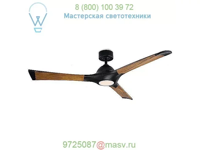 FR-W1814-60L-MB/DK Modern Forms Woody Smart Ceiling Fan, светильник