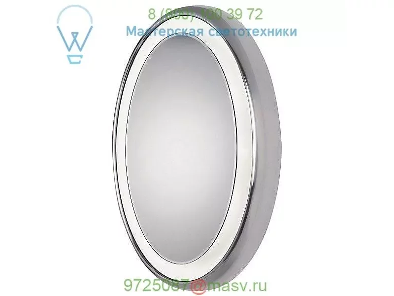 700BCTIGOS26S Tech Lighting Tigris Surface LED Oval Mirror, светильник для ванной