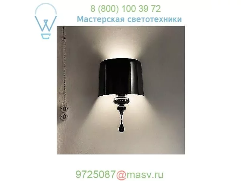 Masiero Eva Wall Sconce EVA A1M BK-S, настенный светильник