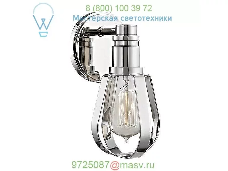 Hudson Valley Lighting Red Hook 1 Light Wall Sconce 1081-AGB, настенный светильник