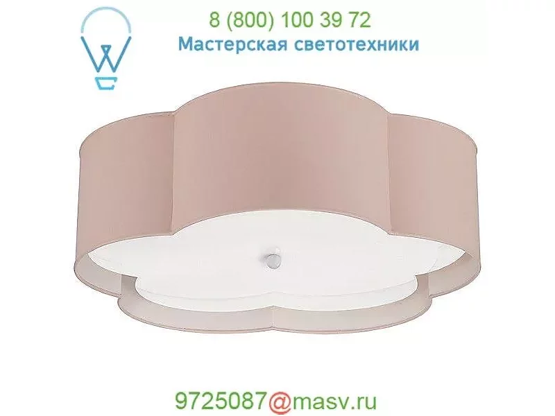Visual Comfort Bryce Flower Flush Mount Ceiling Light KS 4118BSL/WHT-FA, светильник