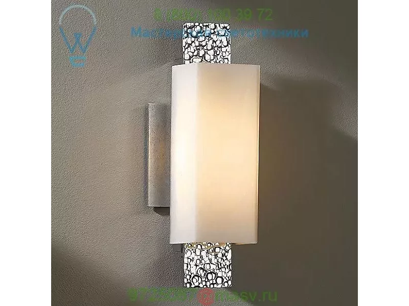 Hubbardton Forge 207693-1005 Oceanus Vintage Platinum 1 Light Wall Sconce, настенный светильник