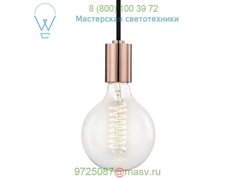 Mitzi - Hudson Valley Lighting H109701-AGB Ava Mini Pendant Light, подвесной светильник