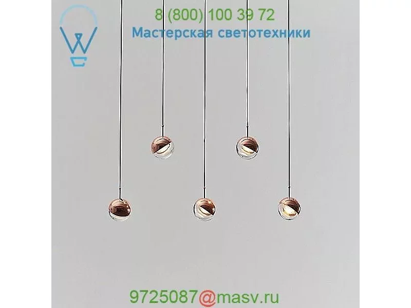 Seed Design Dora PL5 Linear Suspension Light SLD-1010PL5-BRS, светильник